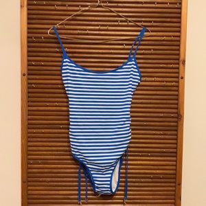 Juicy Couture stripe swimsuit size XS
